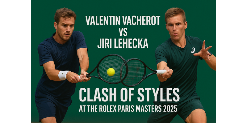 Valentin Vacherot vs Jiri Lehecka: Clash of Styles at the Rolex Paris Masters 2025